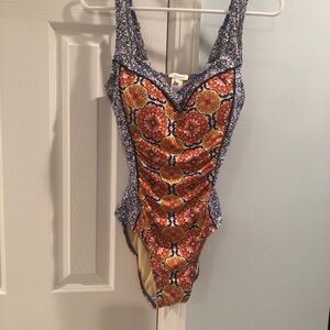 Sundance one piece bathing suit small